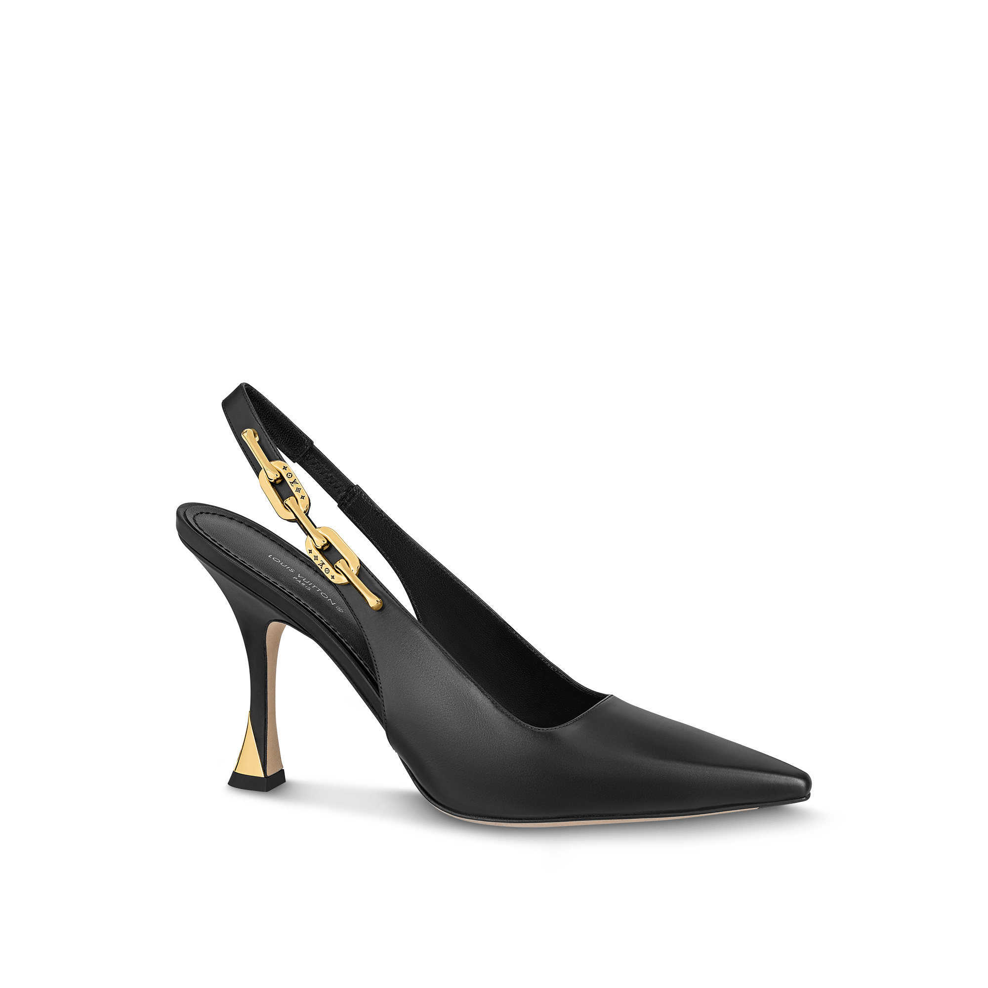 LOUIS VUITTON ブラック スリングバック ハイヒール Sparkle Slingback Pump - Shoes | LOUIS VUITTON
